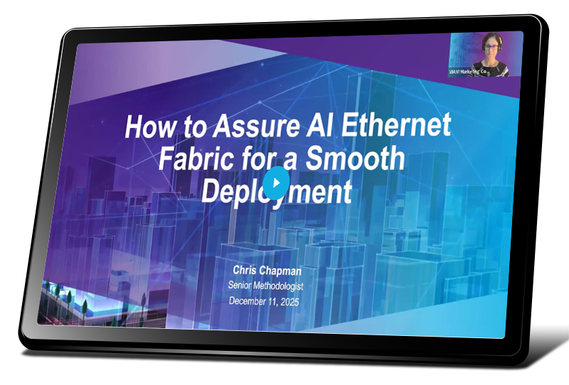 Image of Webinar Playing on a Table Device.